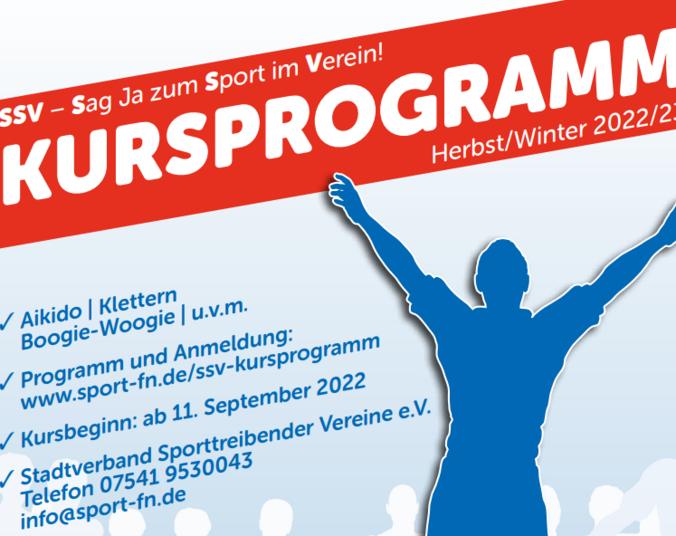 Plakatmotiv Kursprogramm SSV